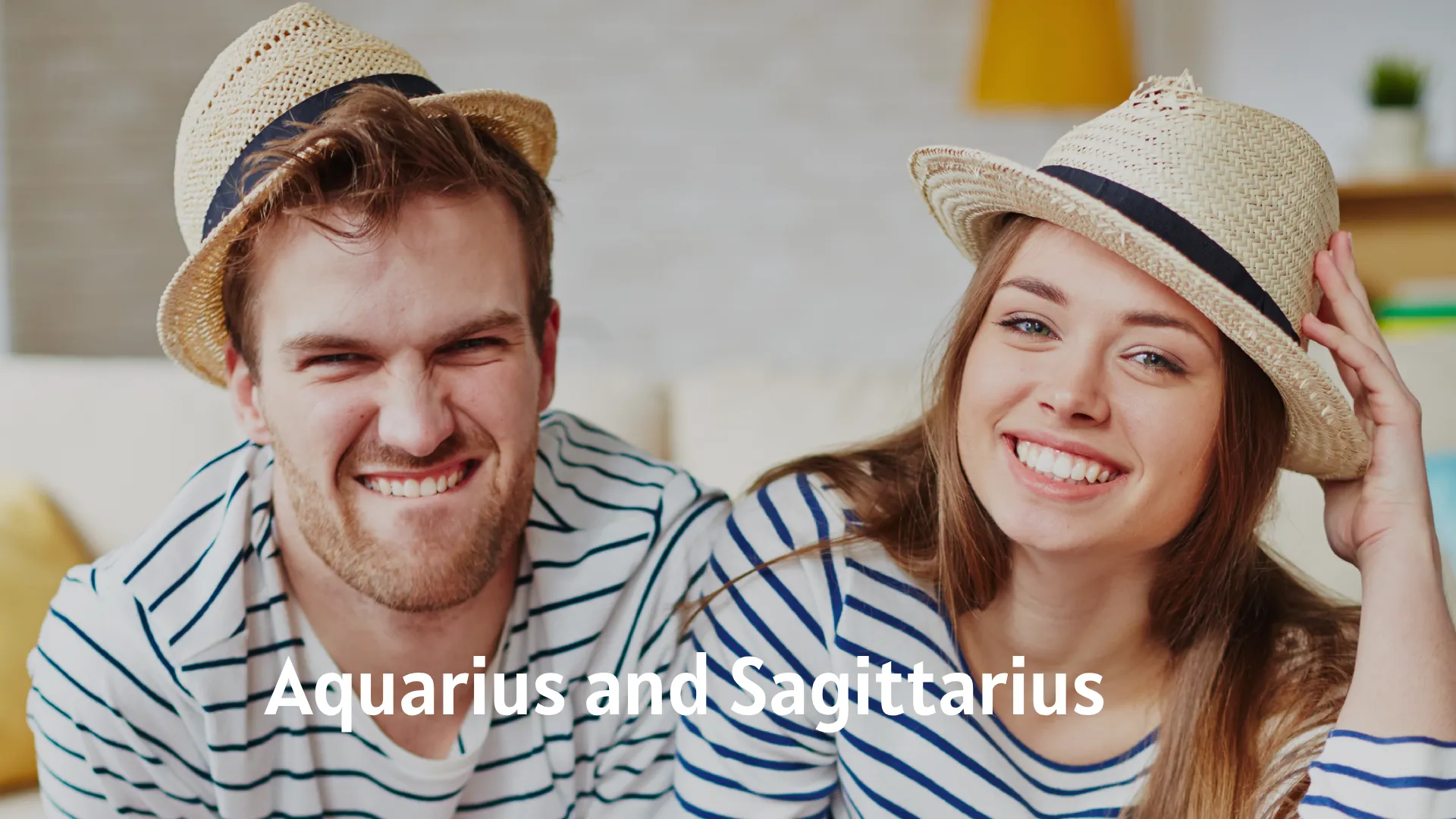 Aquarius and Sagittarius